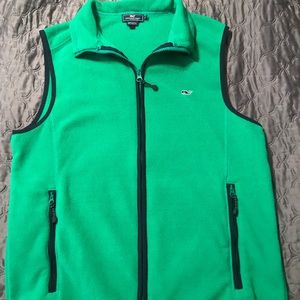 Vineyard Vines Green and Navy vest
